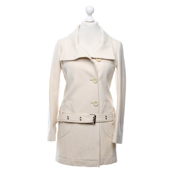 Patrizia Pepe Cream Coat - Picture 1 of 6